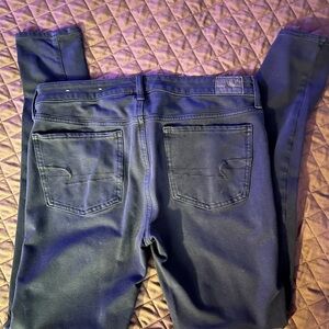 American Eagle Outfitters Dark Blue Skinny Jeans
